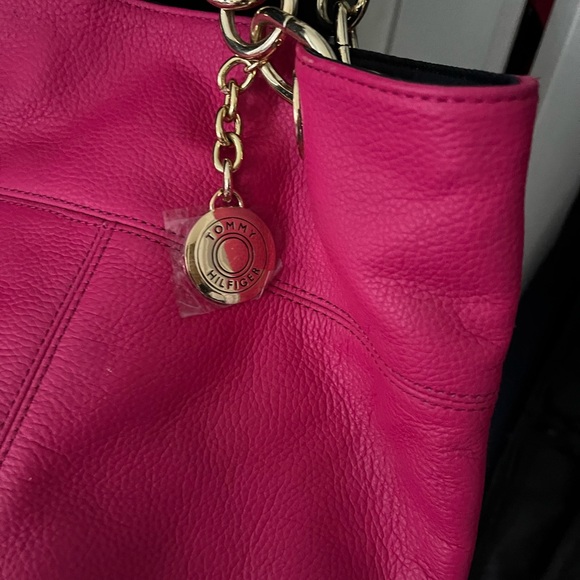 Tommy Hilfiger, pink satchel bag new with tags leather - Picture 5 of 5